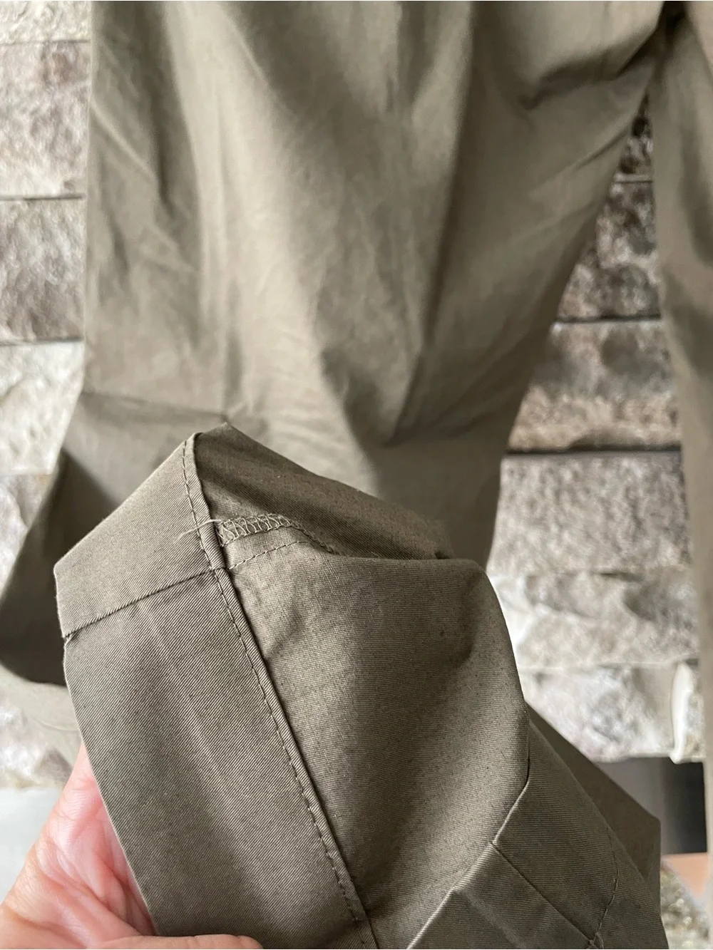 Mossimo Dutti Men's Olive Straight-Leg Chinos